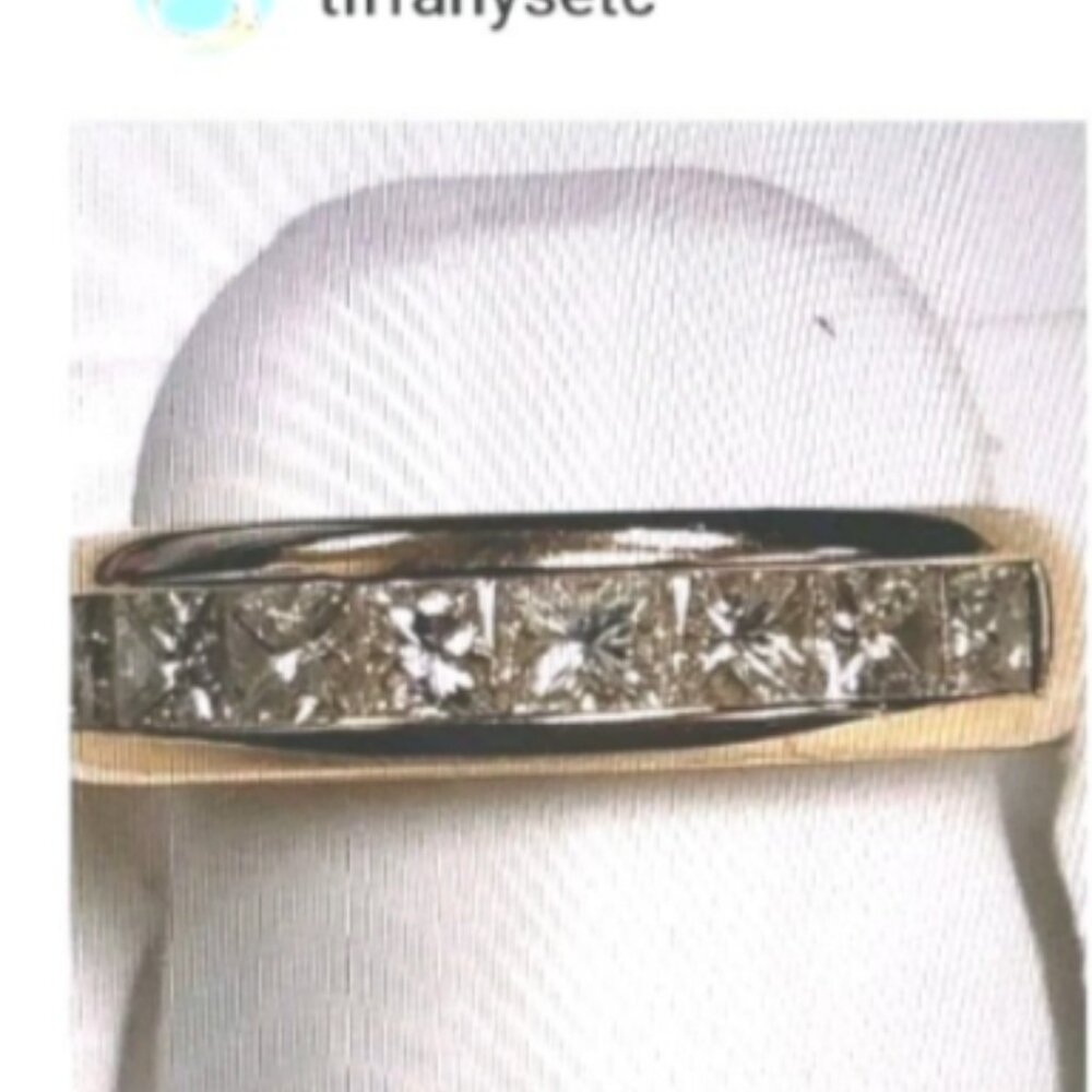 Tiffany & Co 18K 1.21ct  Diamond Ring Size 6